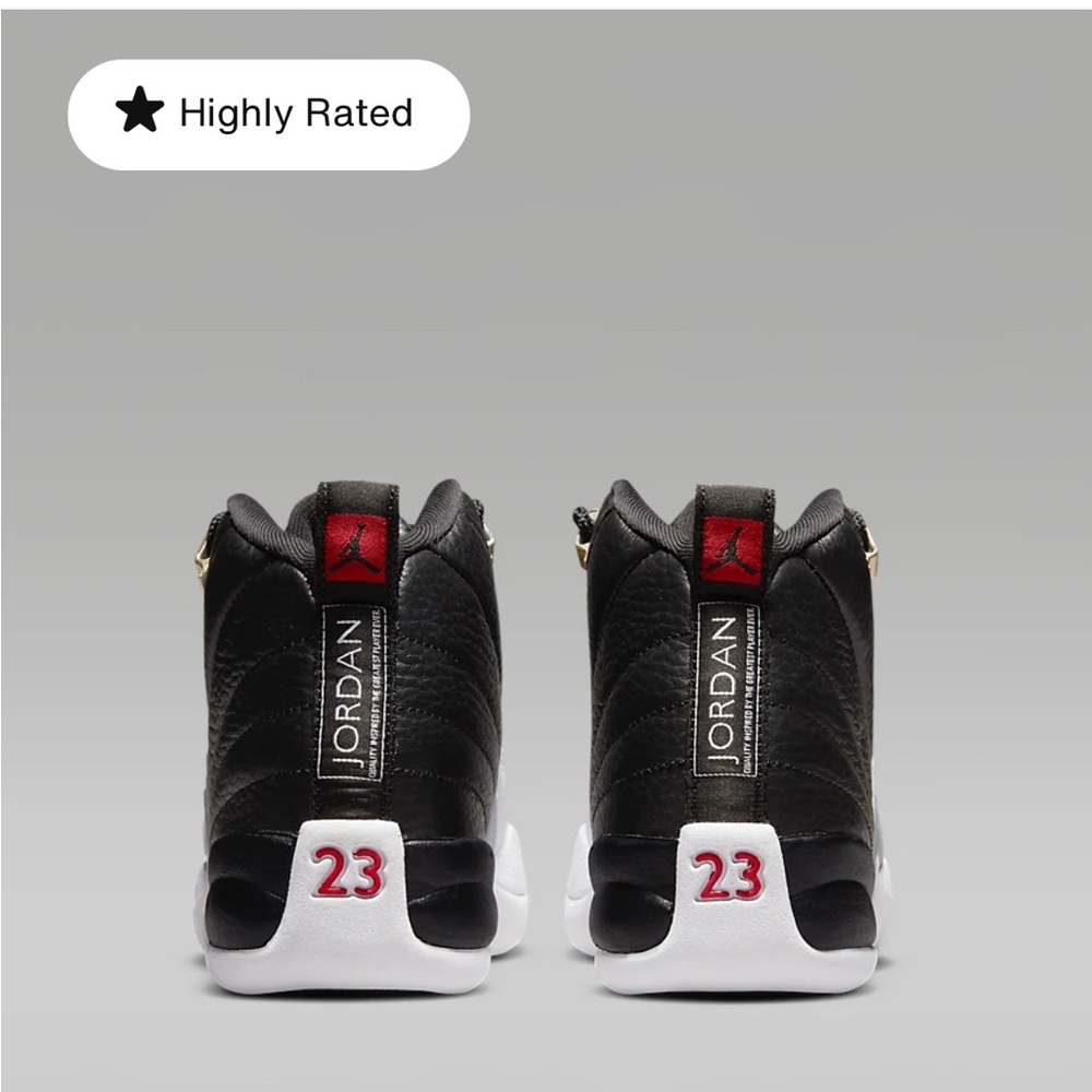 Nike Air Jordan 12 Retro "Playoffs" sneakers size 10 - Picture 6 of 8